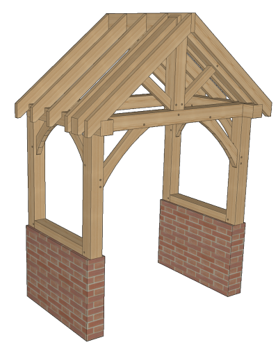 Oak Framed Porches & Oak Porch Kits - Greenacre Oak