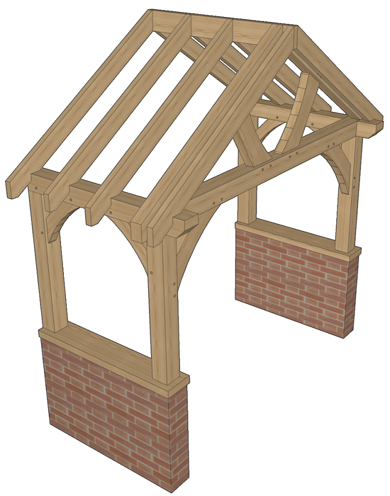 Oak Framed Porches & Oak Porch Kits - Greenacre Oak