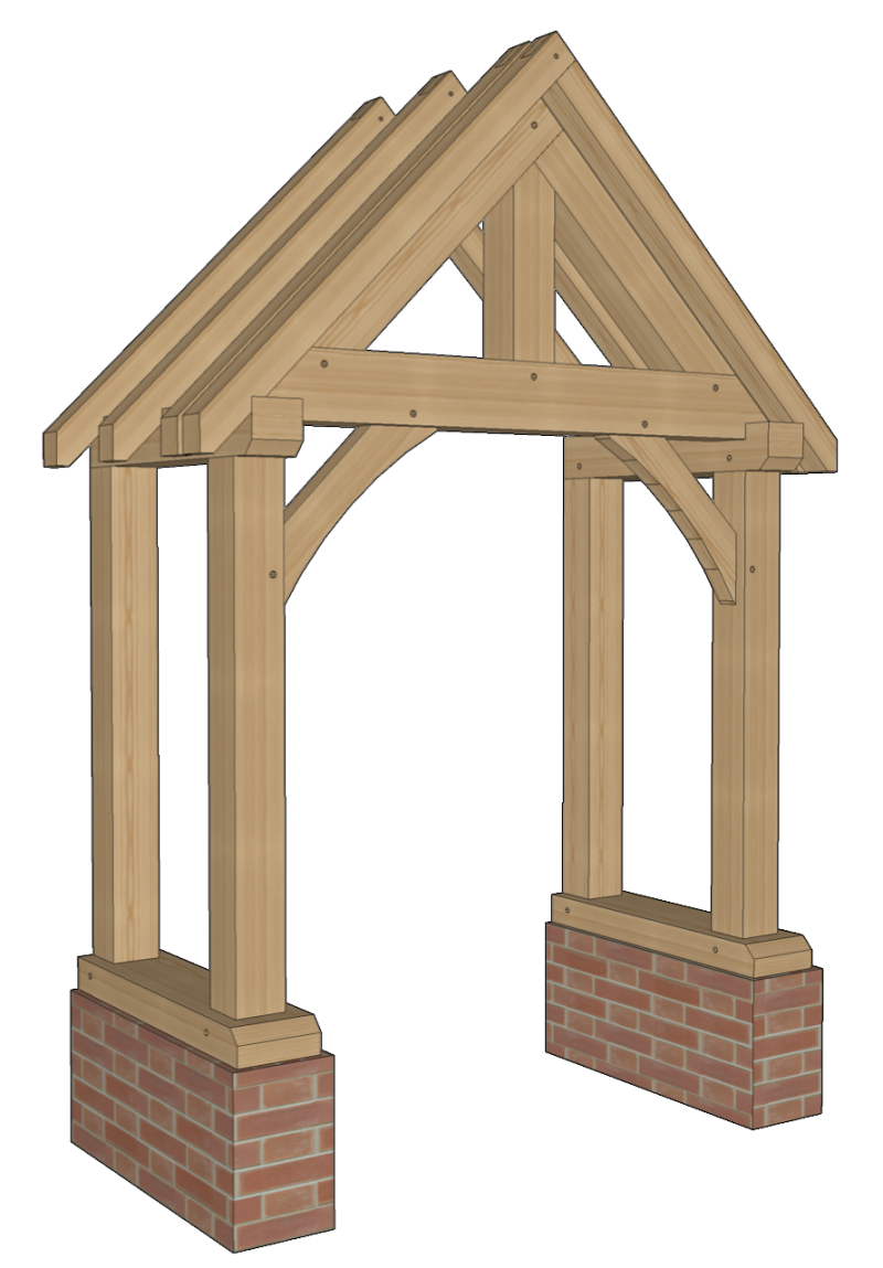 Oak Framed Porches & Oak Porch Kits - Greenacre Oak