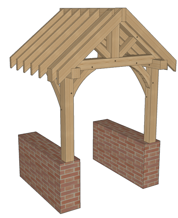 Oak Framed Porches & Oak Porch Kits - Greenacre Oak