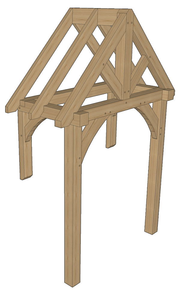 Oak Framed Porches & Oak Porch Kits - Greenacre Oak